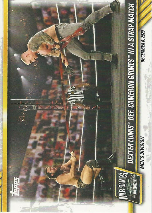 WWE Topps NXT 2021 Cameron Grimes and Dexter Lumis #92