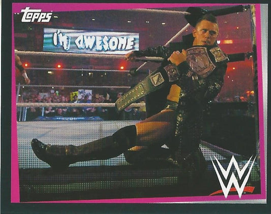 WWE Topps Road to WrestleMania Stickers 2021 Miz #68