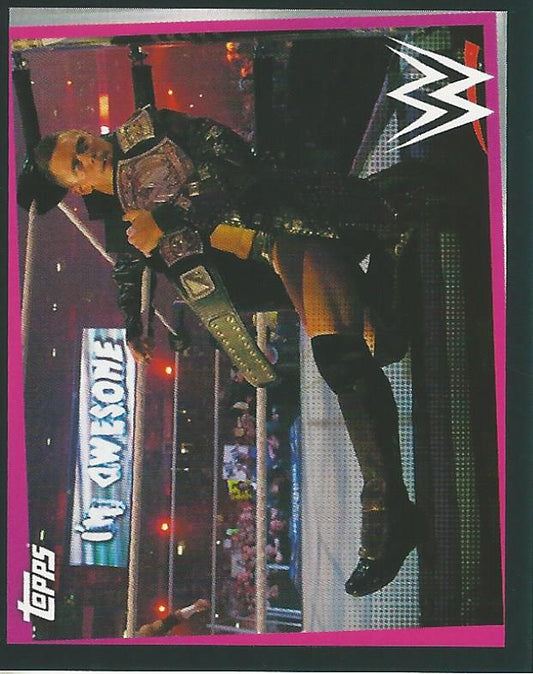 WWE Topps Road to Wrestlemania Stickers 2021 Miz #68