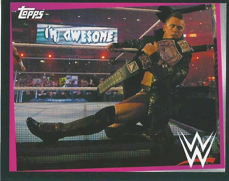 WWE Topps Road to WrestleMania Stickers 2021 Miz #68