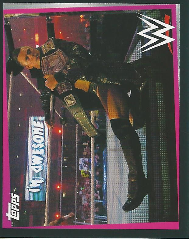 WWE Topps Road to Wrestlemania Stickers 2021 Miz #68
