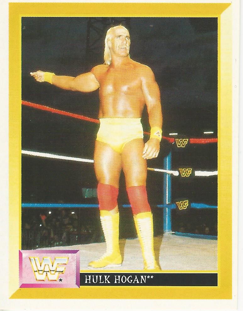 WWF Merlin Sticker 1994 Hulk Hogan #68