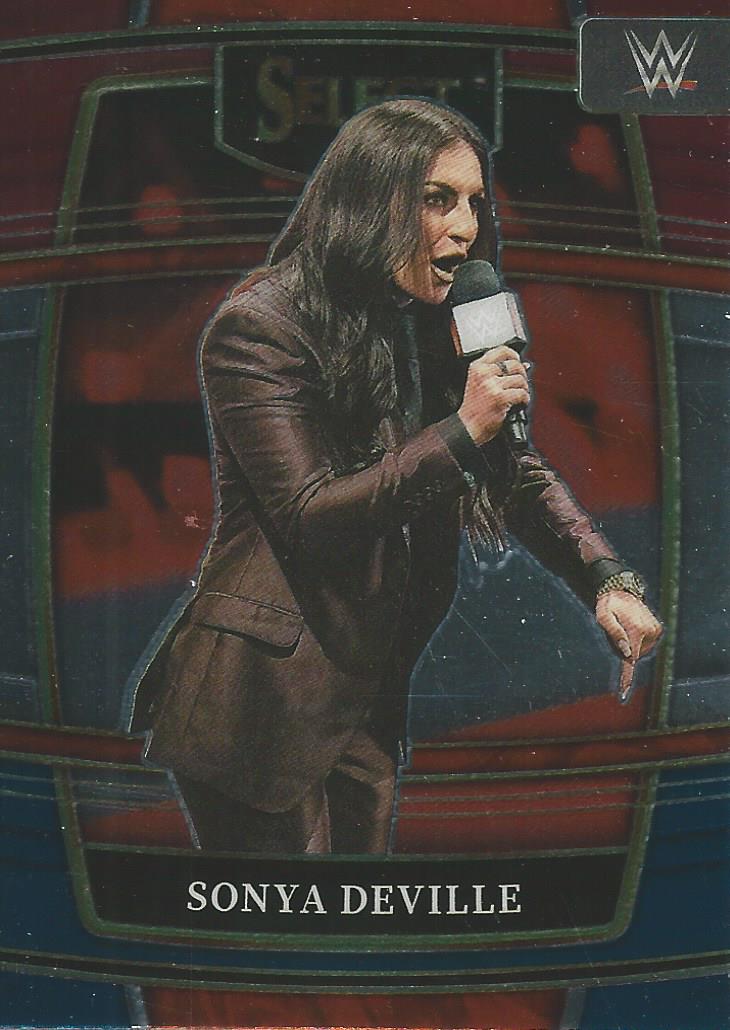 WWE Panini Select 2022 Red/Silver/Blue Sonya Deville #68