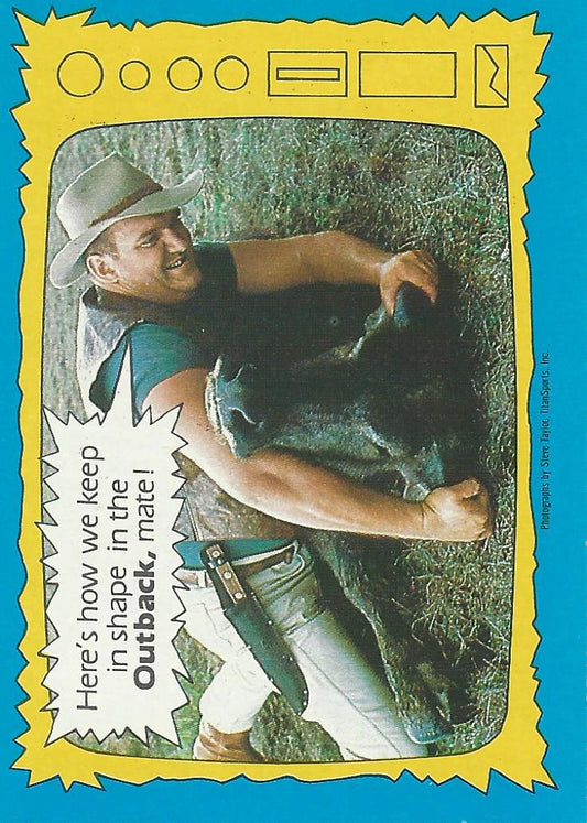 Topps WWF Wrestling Cards 1987 Outback Jack #68