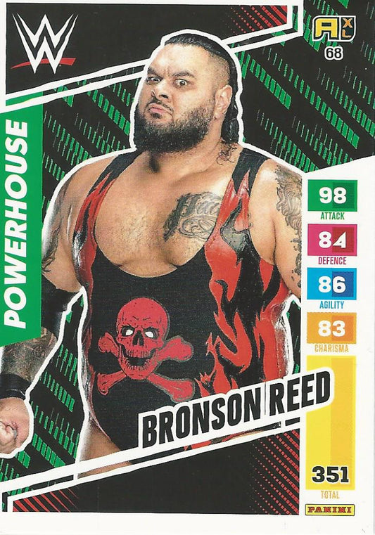 WWE Panini XL Adrenalyn 2024 Bronson Reed #68