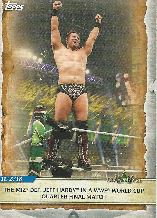 WWE Topps Road to Wrestlemania 2020 The Miz #68