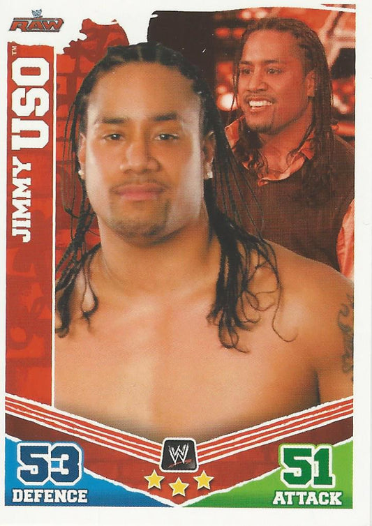 WWE Topps Slam Attax Mayhem 2010 Jimmy Uso #68