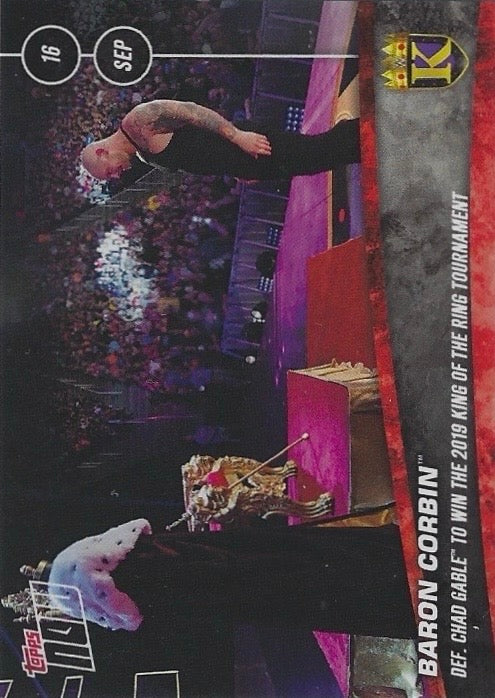 Baron Corbin DEF. Chad Gable to Win the 2019 King of the Ring Tournament