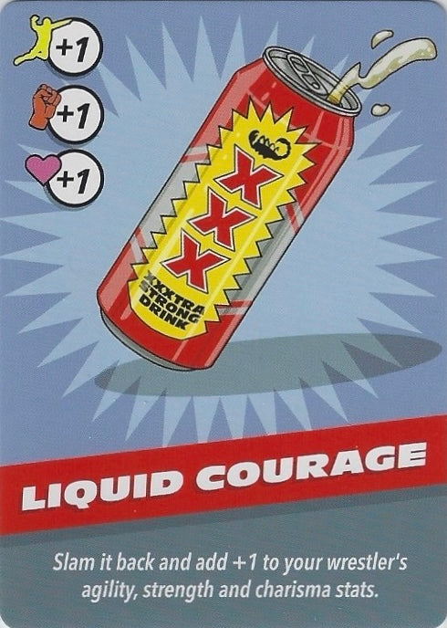 Liquid Courage trading card PW Catalog