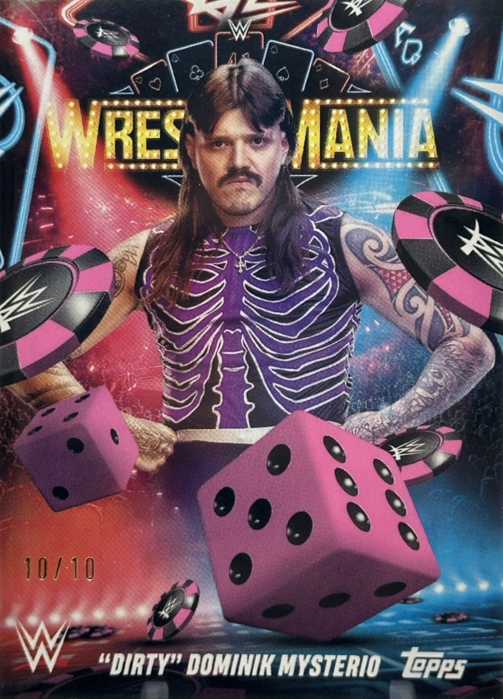 “Dirty” Dominik Mysterio trading card PW Catalog