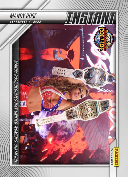 Mandy Rose – Mandy Rose Becomes NXT Unified Women’s Champion trading card PW Catalog