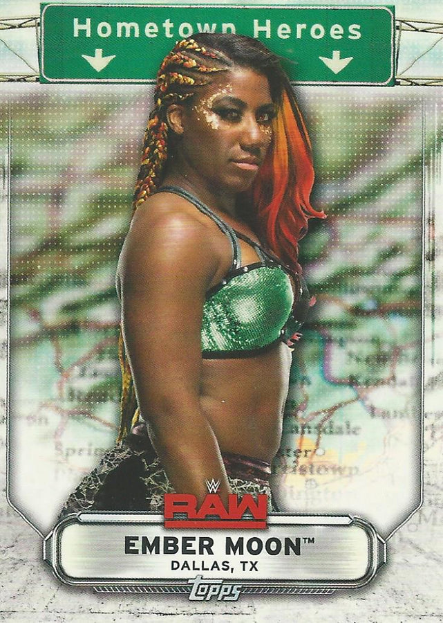 WWE Topps Raw 2019 Ember Moon HH-16 trading card PW Catalog