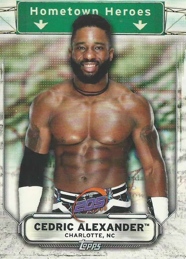 WWE Topps Raw 2019 Cedric Alexander HH-41 trading card PW Catalog