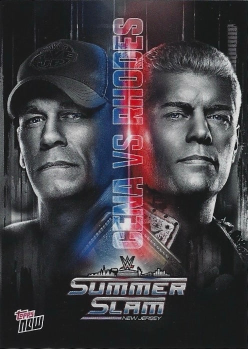 Summerslam New Jersey – Cena vs Rhodes trading card PW Catalog