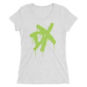 D-Generation X "Spraypaint" Women's Tri-Blend T-Shirt T-Shirt PW Catalog