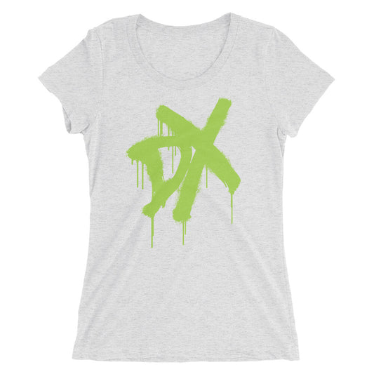 D-Generation X "Spraypaint" Women's Tri-Blend T-Shirt T-Shirt PW Catalog