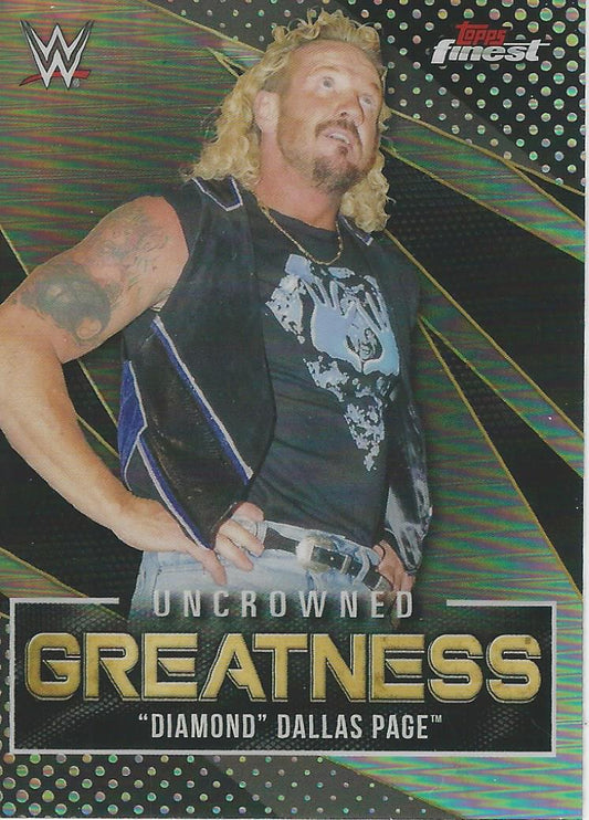 WWE Topps Finest 2021 DDP UG-3 trading card PW Catalog