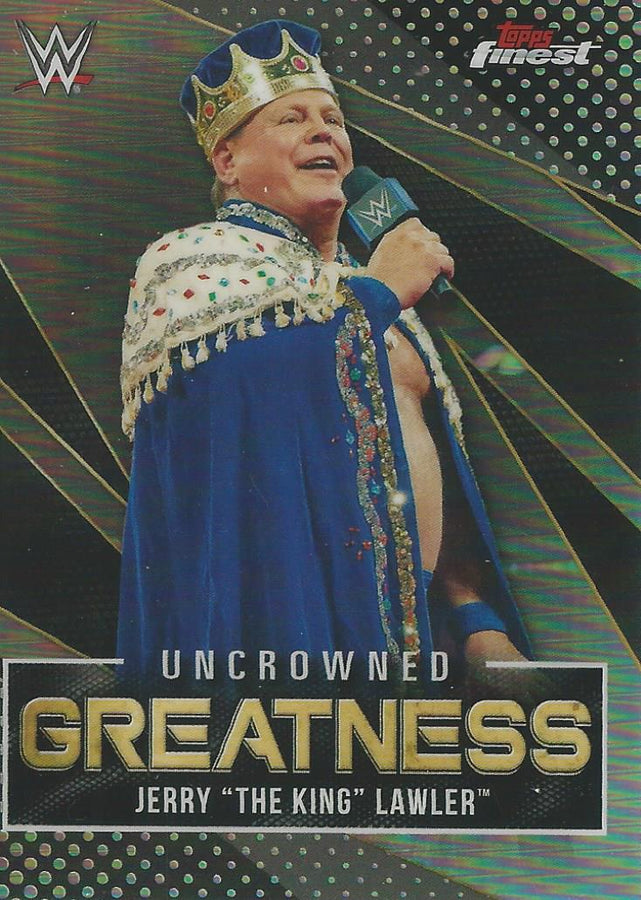 WWE Topps Finest 2021 Jerry Lawler UG-7 trading card PW Catalog