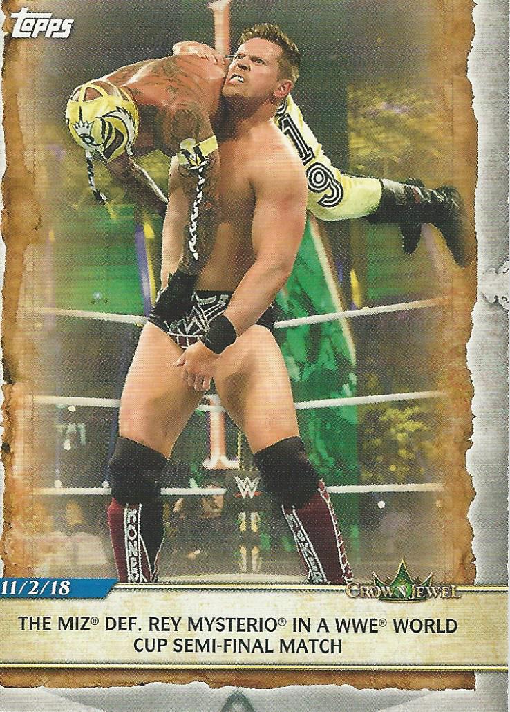 WWE Topps Road to Wrestlemania 2020 The Miz #69