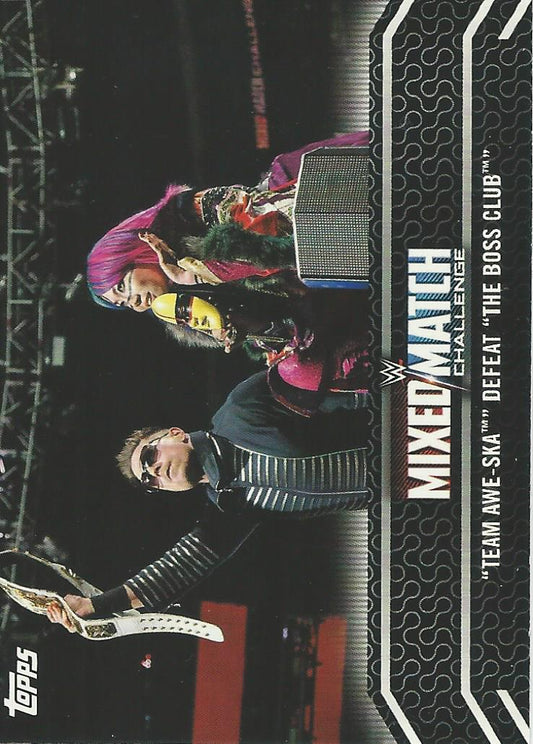 WWE Topps Women Division 2018 Asuka and The Miz MM-19 trading card PW Catalog