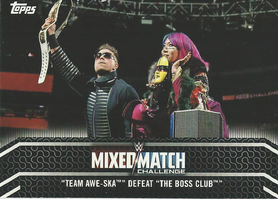 WWE Topps Women Division 2018 Asuka and The Miz MM-19