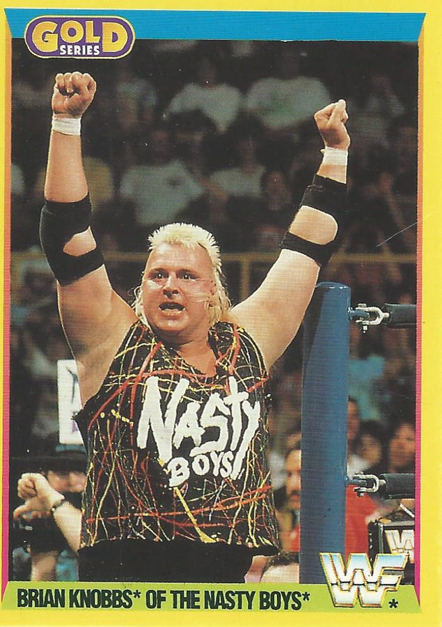 WWF Merlin Gold Series 2 1992 Brian Knobbs Nasty Boys #69