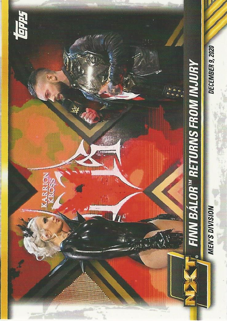 WWE Topps NXT 2021 Finn Balor and Scarlett #94