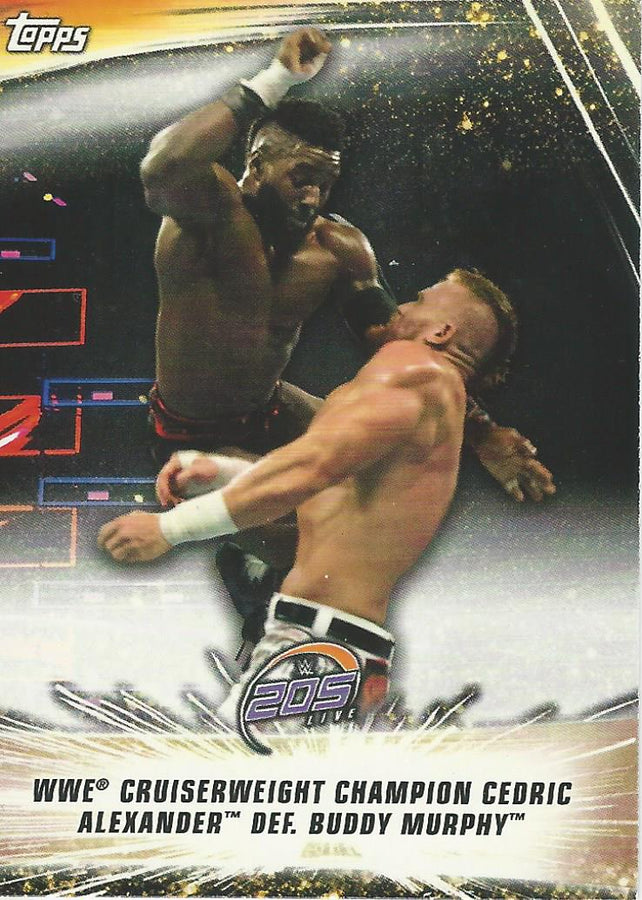 WWE Topps Summerslam 2019 Cerdic vs Murphy #69