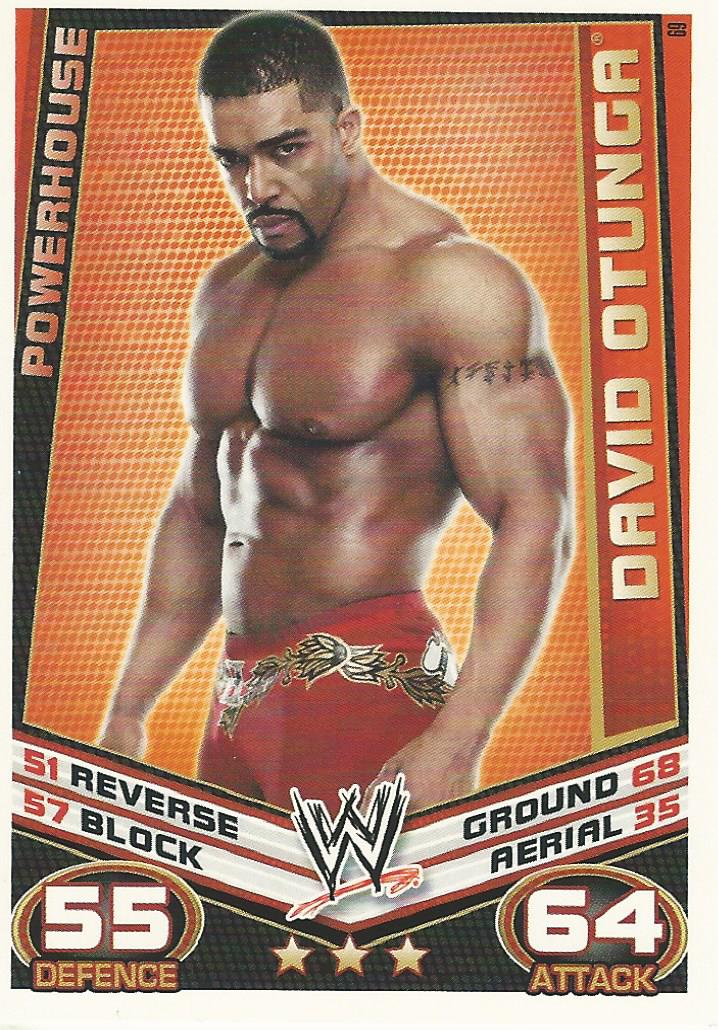 WWE Topps Slam Attax Rebellion 2012 David Otunga #69