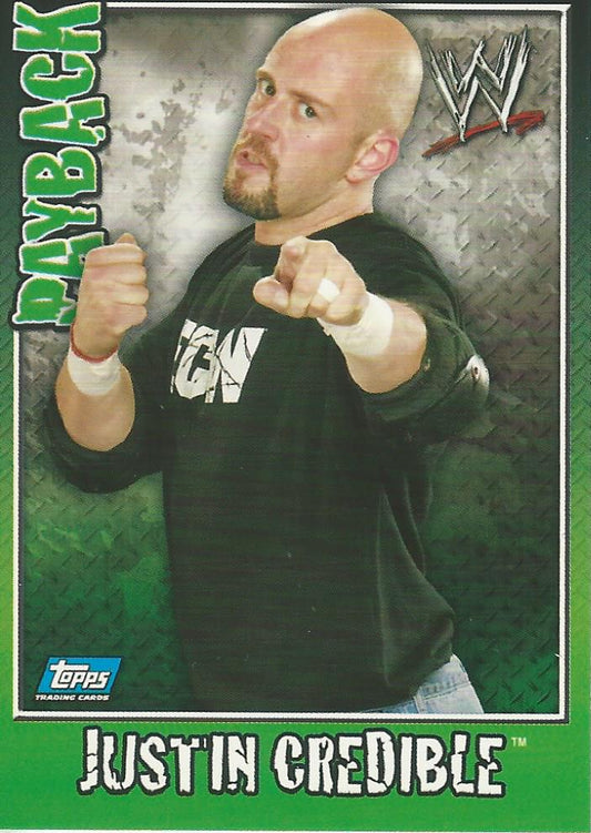 WWE Topps Payback 2006 Justin Credible #69
