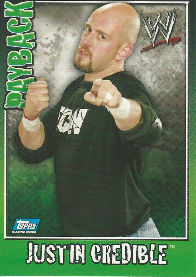 WWE Topps Payback 2006 Justin Credible #69