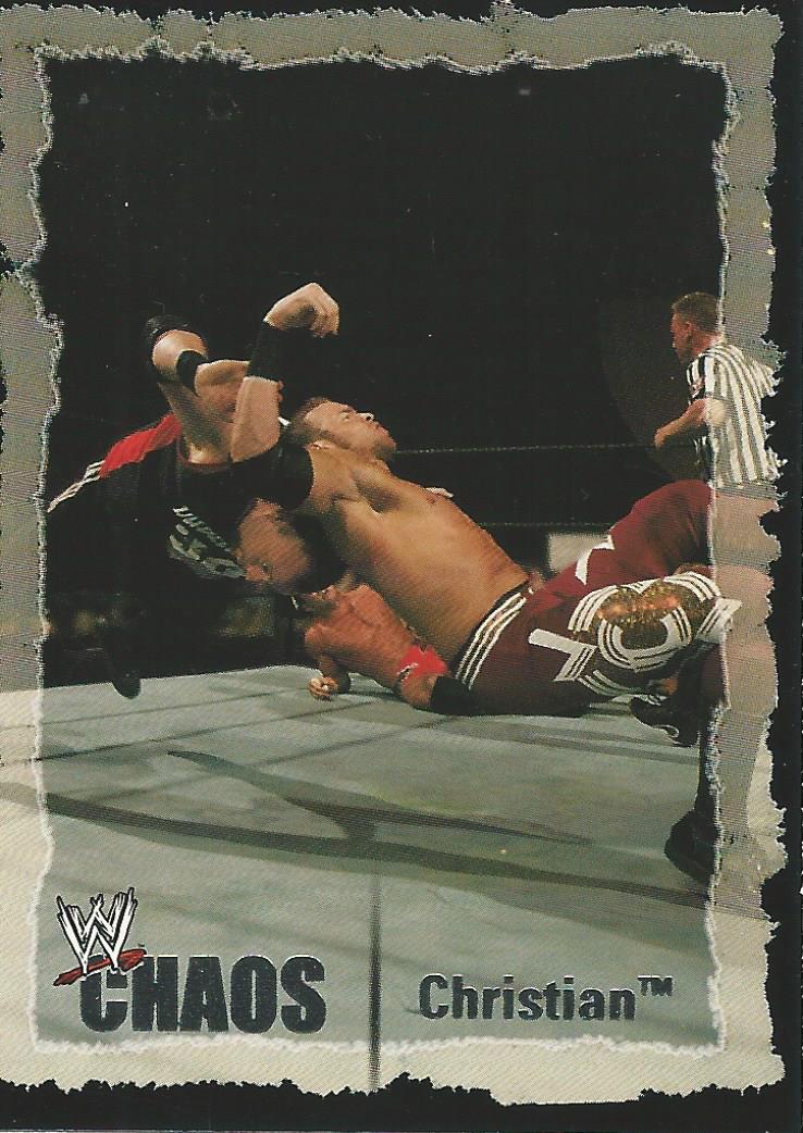 WWE Fleer Chaos 2004 Christian #69