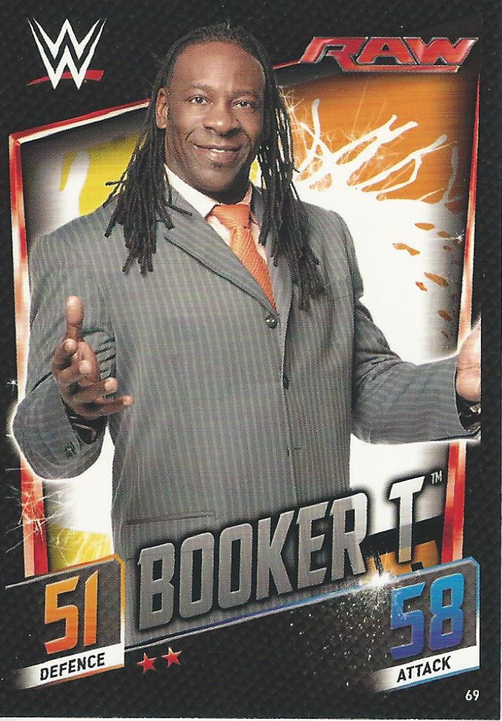 WWE Topps Slam Attax 2015 Then Now Forever Booker T #69