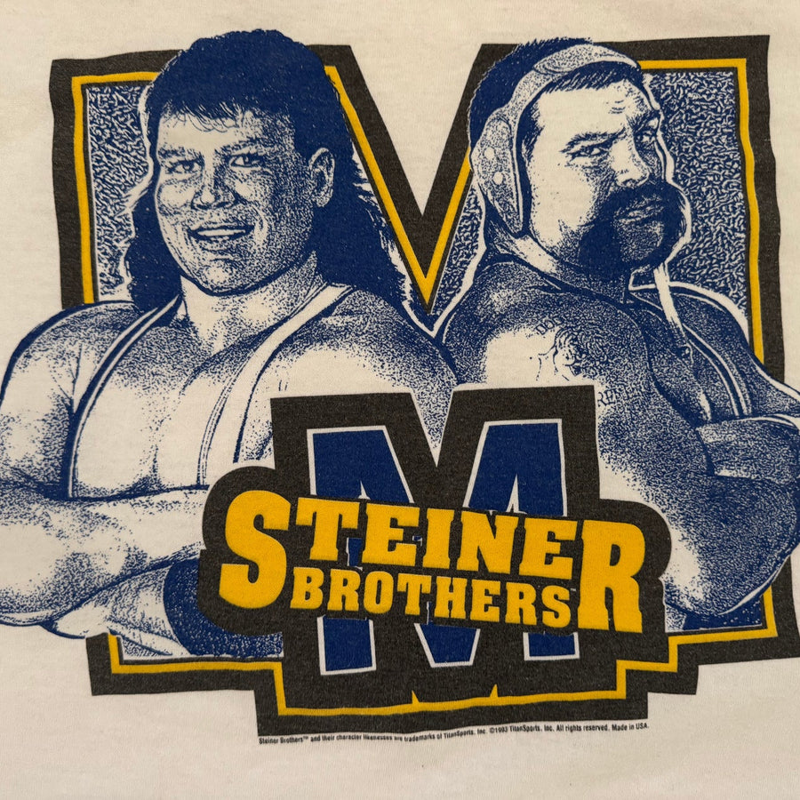 1993 WWF Steiner Brothers T-shirt Pwcatalog