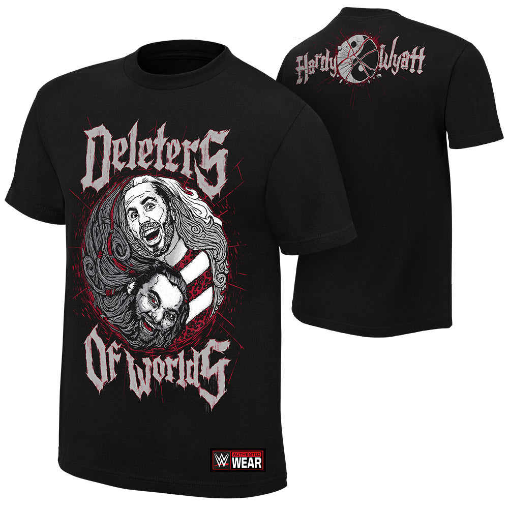 Matt Hardy & Bray Wyatt "Deleters of Worlds" Authentic T-Shirt T-Shirt PW Catalog