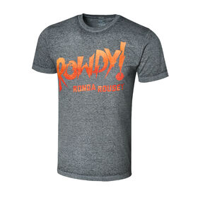 Ronda Rousey "Rowdy Ronda" Acid Wash T-Shirt T-Shirt PW Catalog