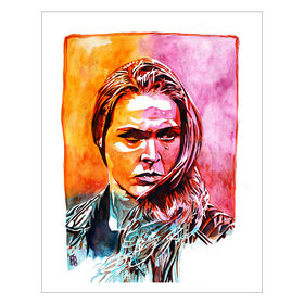 Ronda Rousey 11 x 14 Rob Schamberger Art Print Wall art PW Catalog