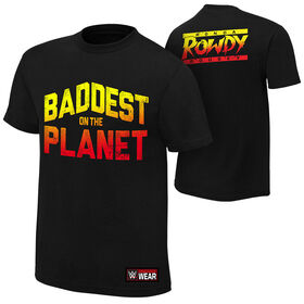 Ronda Rousey "Baddest On The Planet" Youth Authentic T-Shirt T-Shirt PW Catalog