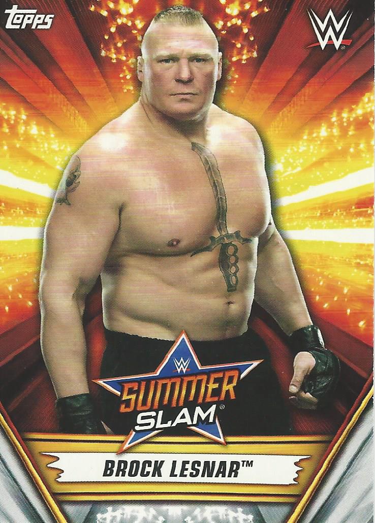 WWE Topps Summerslam 2019 Brock Lesnar #6