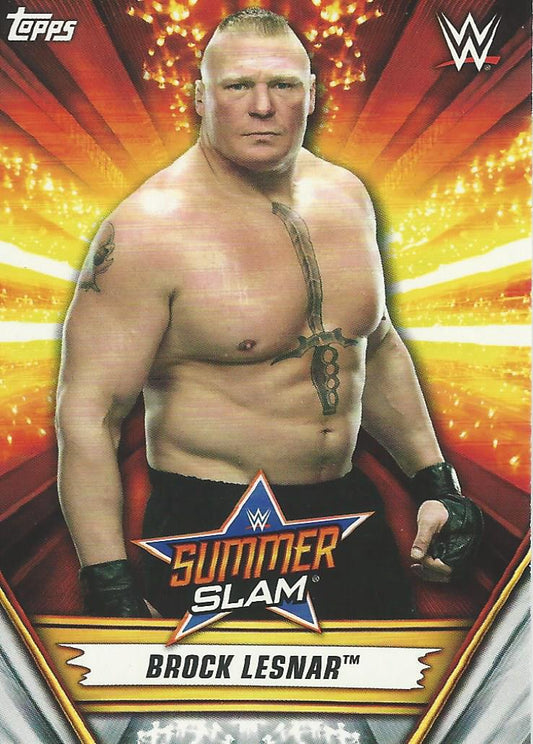 WWE Topps Summerslam 2019 Brock Lesnar #6
