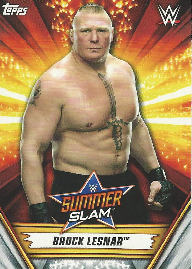 WWE Topps Summerslam 2019 Brock Lesnar #6