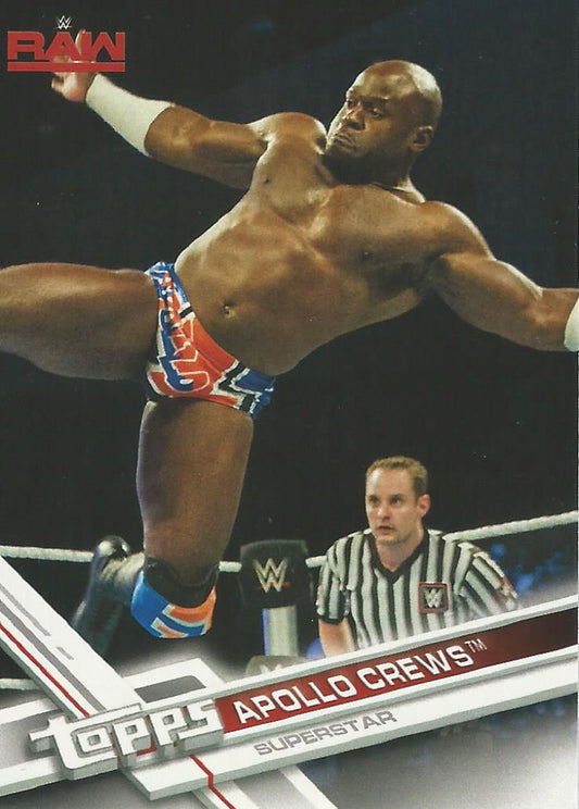 WWE Topps Then Now Forever 2017 Apollo Crews #106