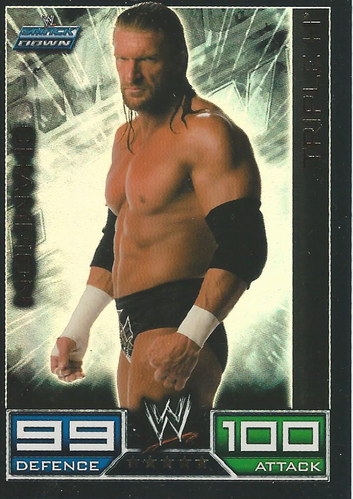 WWE Topps Slam Attax 2008 Triple H Champion #6