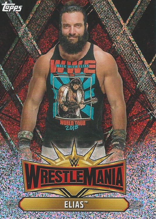 WWE Topps Champions 2019 Elias WM-6 trading card PW Catalog
