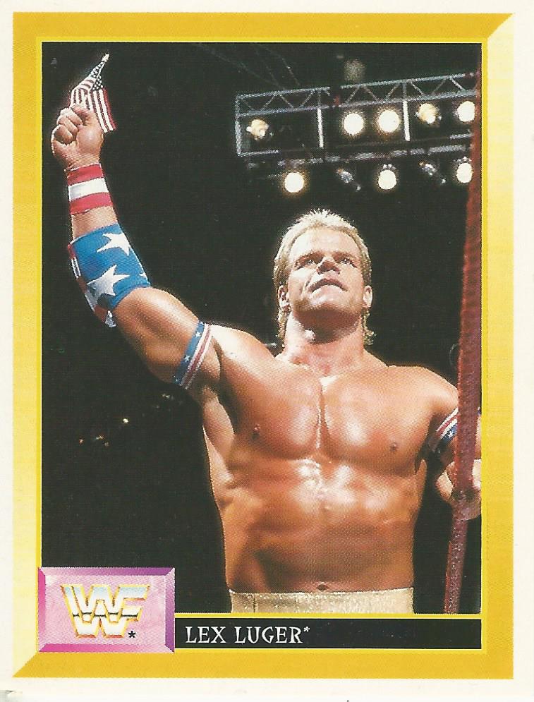 WWF Merlin Sticker 1994 Lex Luger #6