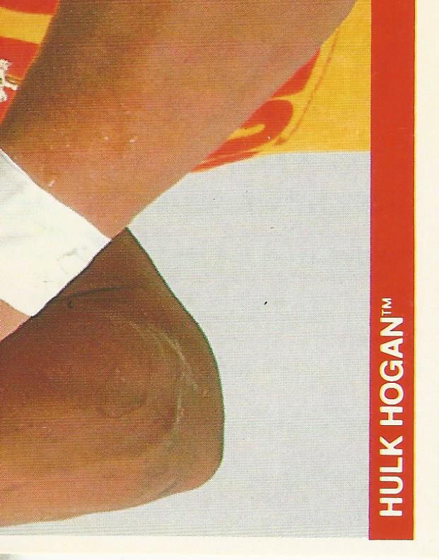 WWF Merlin Sticker Collection 1990 Hulk Hogan #6
