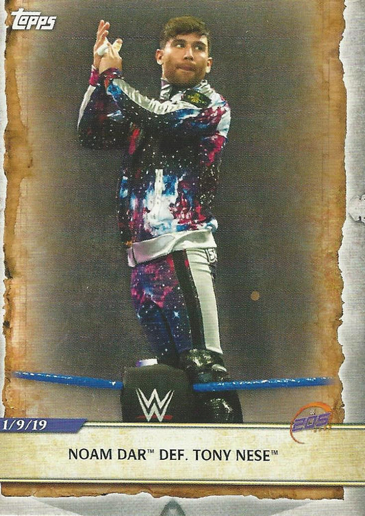 WWE Topps Road to Wrestlemania 2020 Noam Dar #6