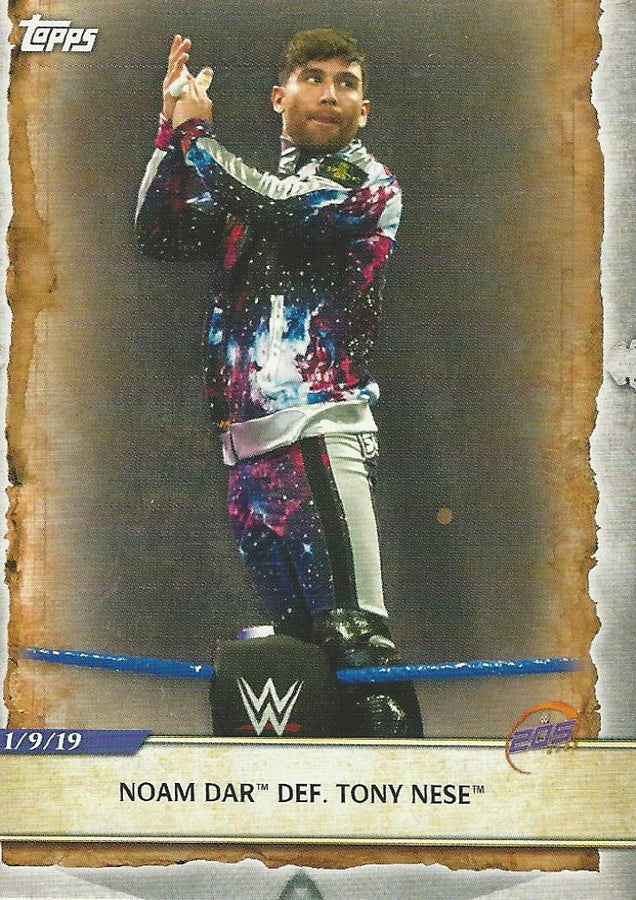 WWE Topps Road to Wrestlemania 2020 Noam Dar #6