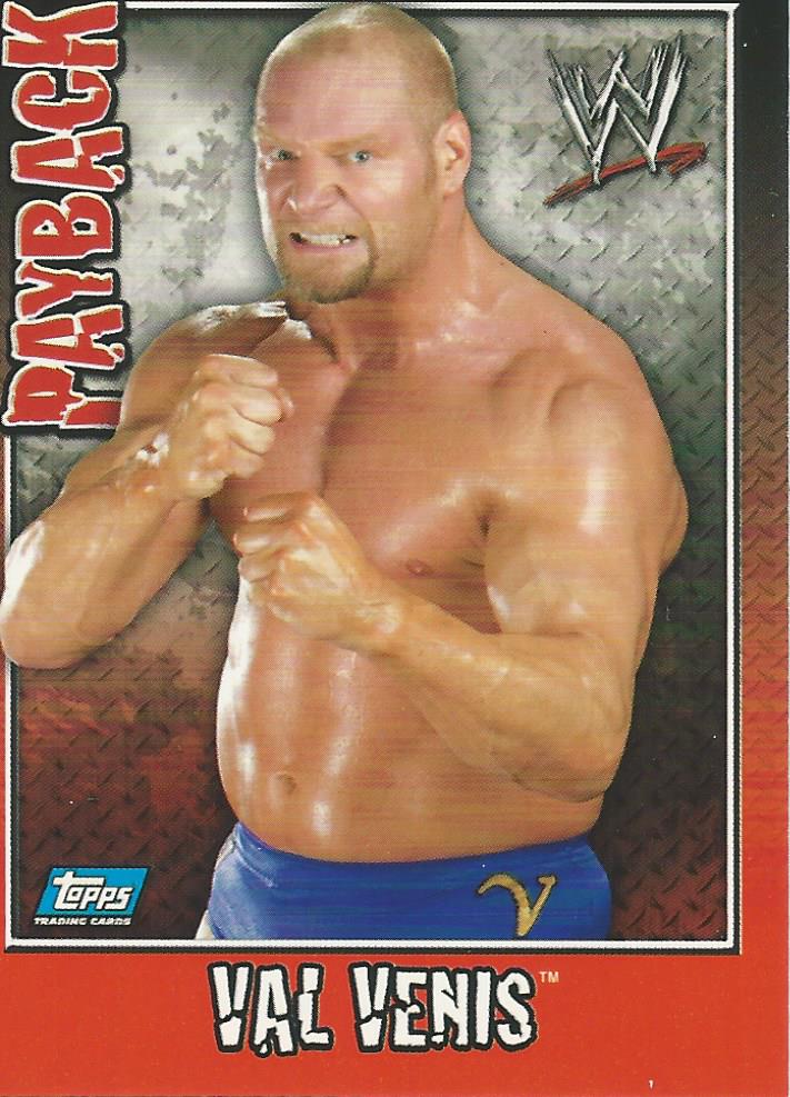 WWE Topps Payback 2006 Val Venis #6