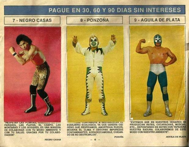 Super Album de Luchas Stickers Album 1991 From Mexico Stickers Album PW Catalog